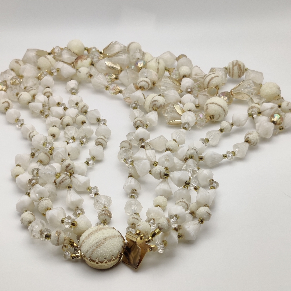 Hong Kong Multistrand Sugar Bead Necklace